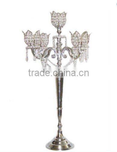 Hot!! Wedding crystal Candelabra on Sale , Decorative tall wedding candelabra centerpiece,