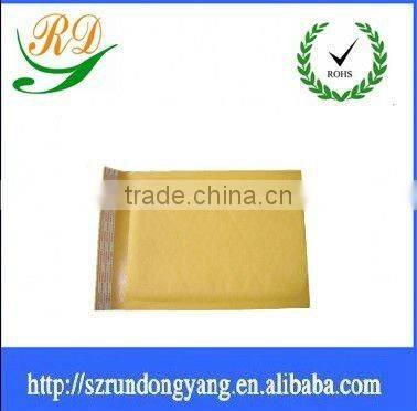 golden yellow Self-adhesive kraft paper foil bubble Courier bags