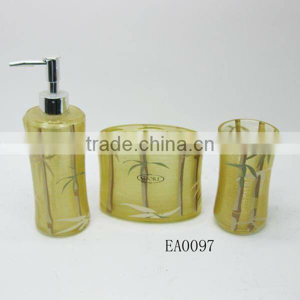 Hotel resin bathroom accessories holder green
