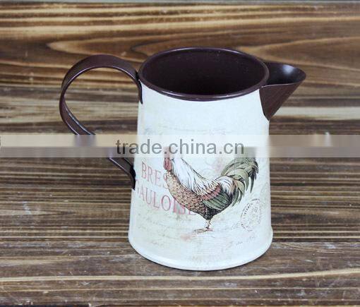 new paper decal metal painted watering can made in china wholesale