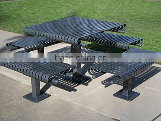 Patio Used Metal Table and 4 Chairs Metal Dining Table Chairs Set