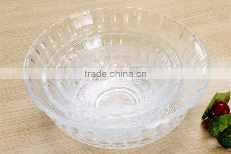 wholesale glass bowl set for crop circle and milk