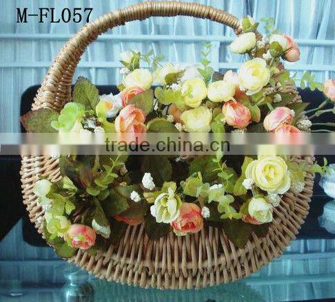 Antique wicker fruit basket &flower basket &gift basket