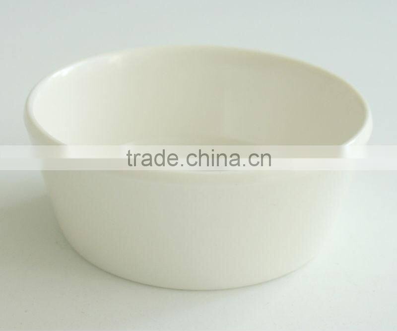 Melamine bowl with lotus shape