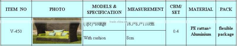 outdoor rattan sofa garden furniture