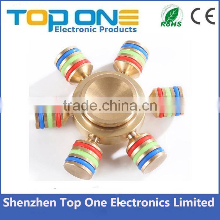 New arrival OEM LED metal spinning toys alloy hand spinner toys fidget Spinner