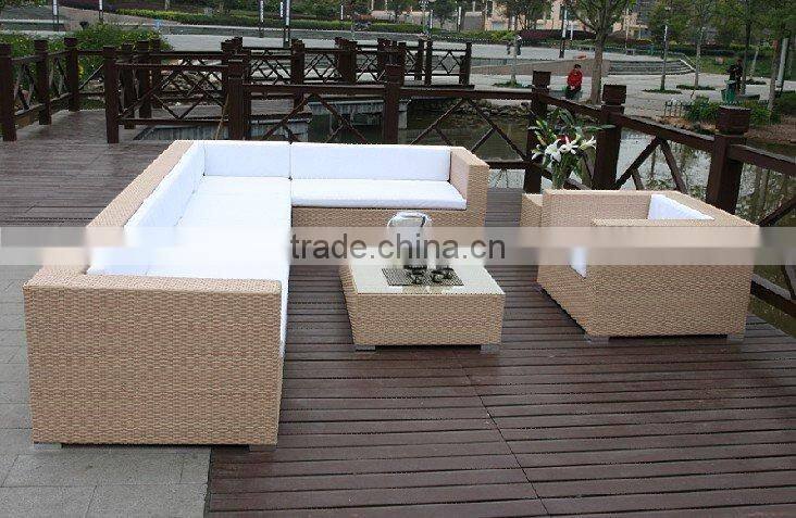 garden rattan sofa or outdoor sofa set or wicker sofa set