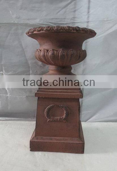 Garden antique fiberglass urn planter wholesale