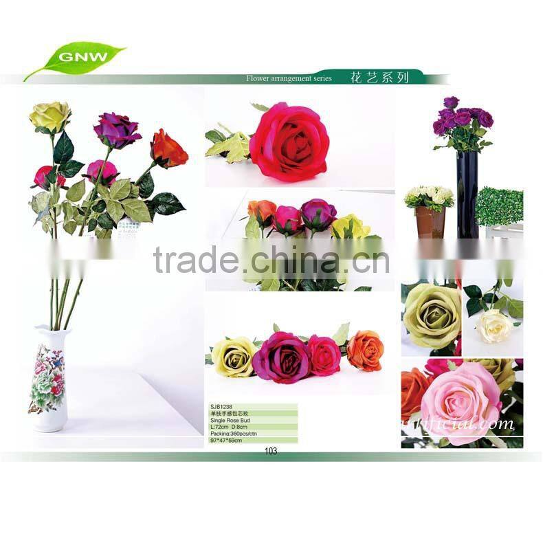 GNW GP009 Red Rose Hanging Decorative Flower Ball for Wedding Landscaping indoor decking