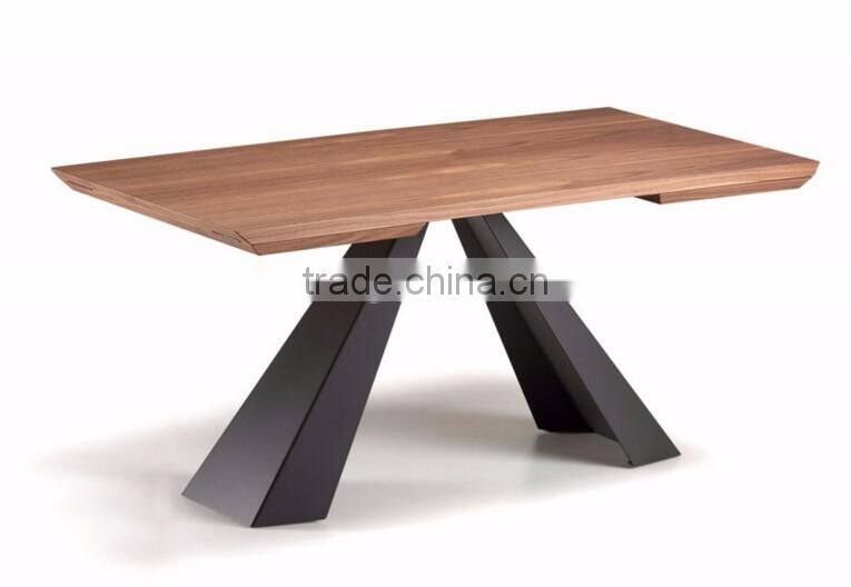 Momoda luxury Italy modern furniture 1PC customized 8-12 chairs extending dining table Dubai middle east dining room furniture