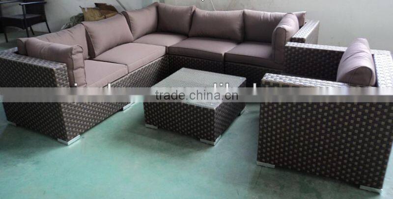balcony furniture set rattan garden sofa AK1323