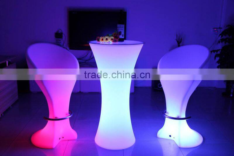 office chair home furniture led light bar table cocktail table, illuminated furniture