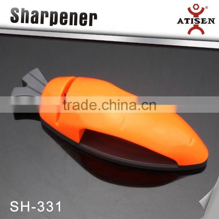 Fashion Ceramic Tungsten Steel Knife Sharpener Carrot Shape Home Kitchen Tools