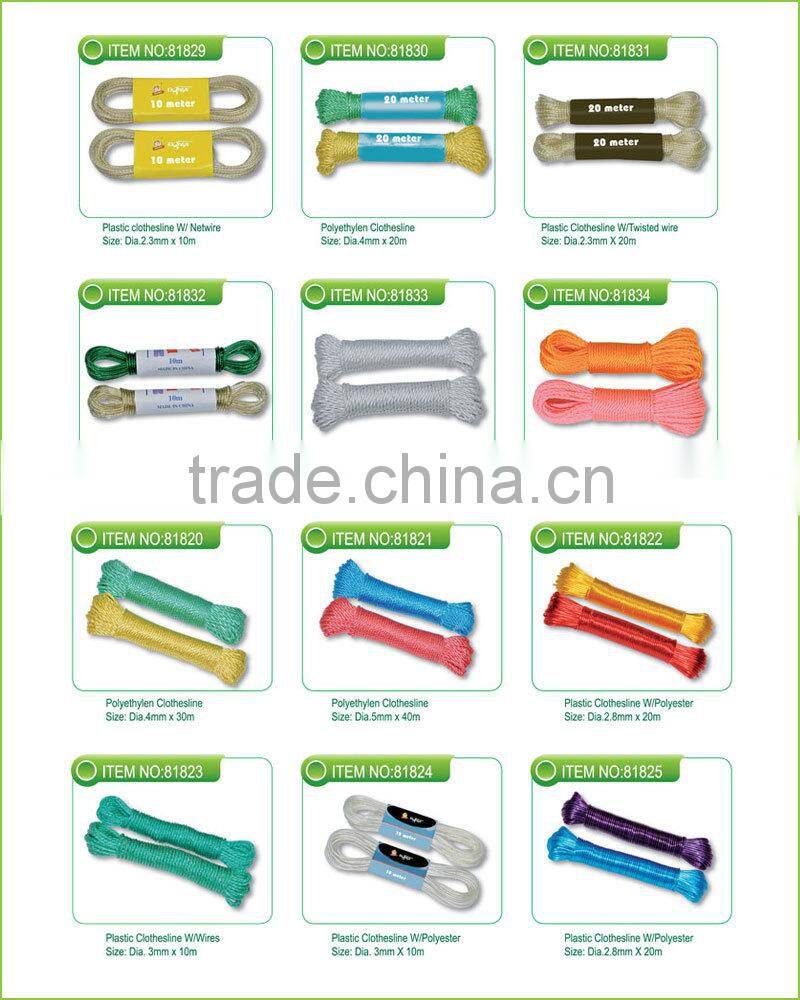 40m colored polyethylen clothes line