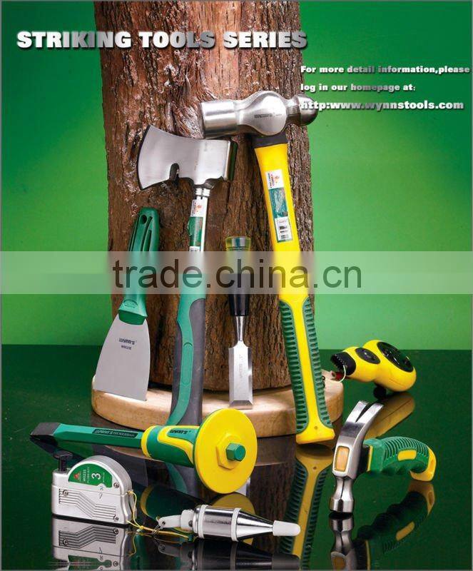 RUBBER MALLET WITH WOOD HANDLE