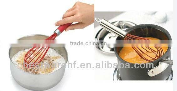 2013 beatiful silicone rubber Egg mixer.Stainless Steel Seven-lines Egg Mixer 10inch~22inch