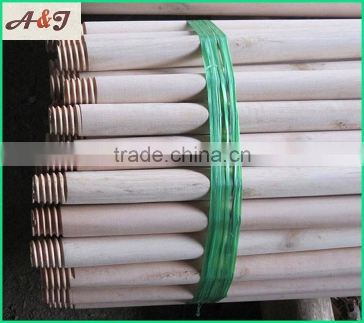 natural wooden handle for broom, wooden broom stick, brush handle