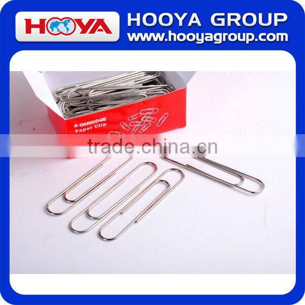 78mm wholesale stainless steel nickled silver round big metal paper clip