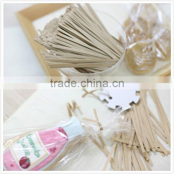 plastic bag use paper twist tie