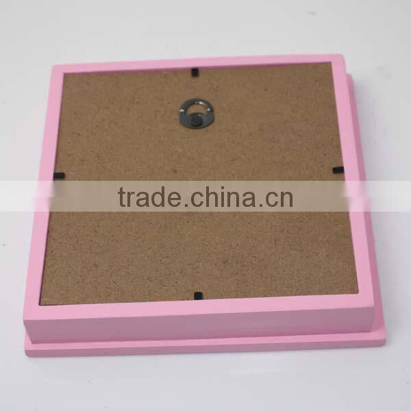 2016 hot sale baby wooden photo frame digital, most popular wooden photo frame digital W09A019