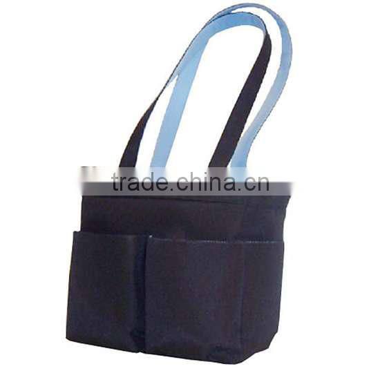 Brown Microfiber Diaper Handbag for Mommy