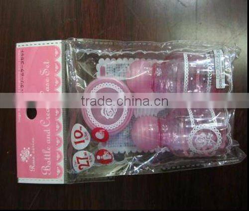 4pcs PET travel bottles set/cosmetic bottle