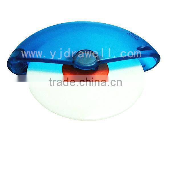 KA-4355 Personalized Transparent Handle plastic blade pizza cutter