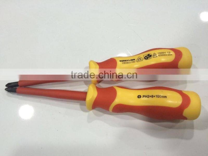 BERRYLION VDE screwdrivers for philips screw, insulated screwdriver for sale