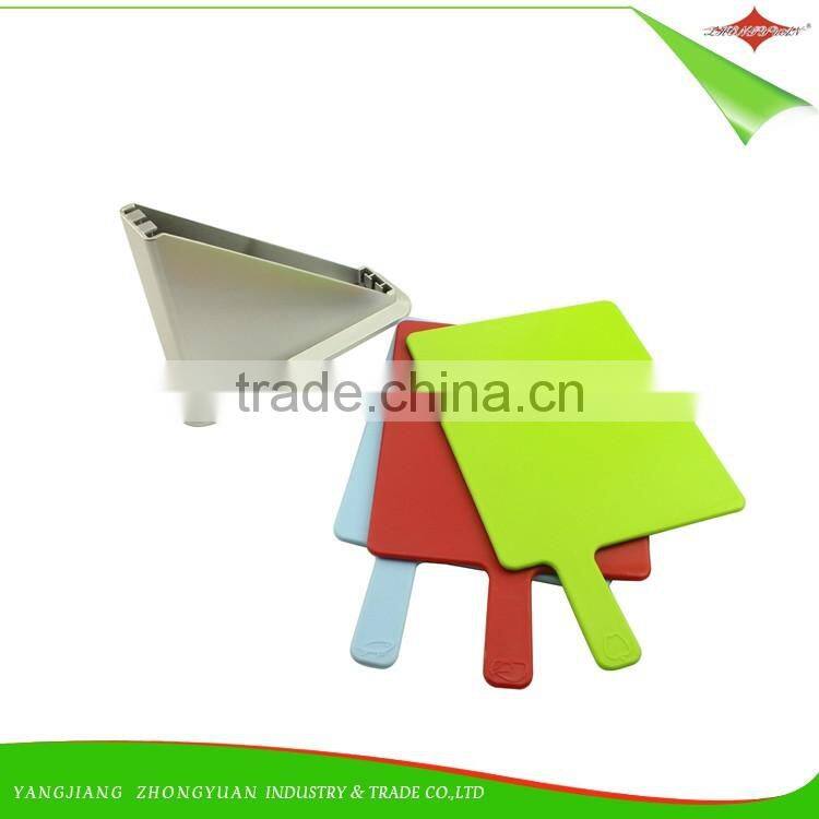 ZY-R1021 Kitchen plastic cutting Product anti-slip kitchen chopping board with stand