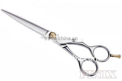 7" Golden Screw and Finger Rest Pet Grooming Scissors