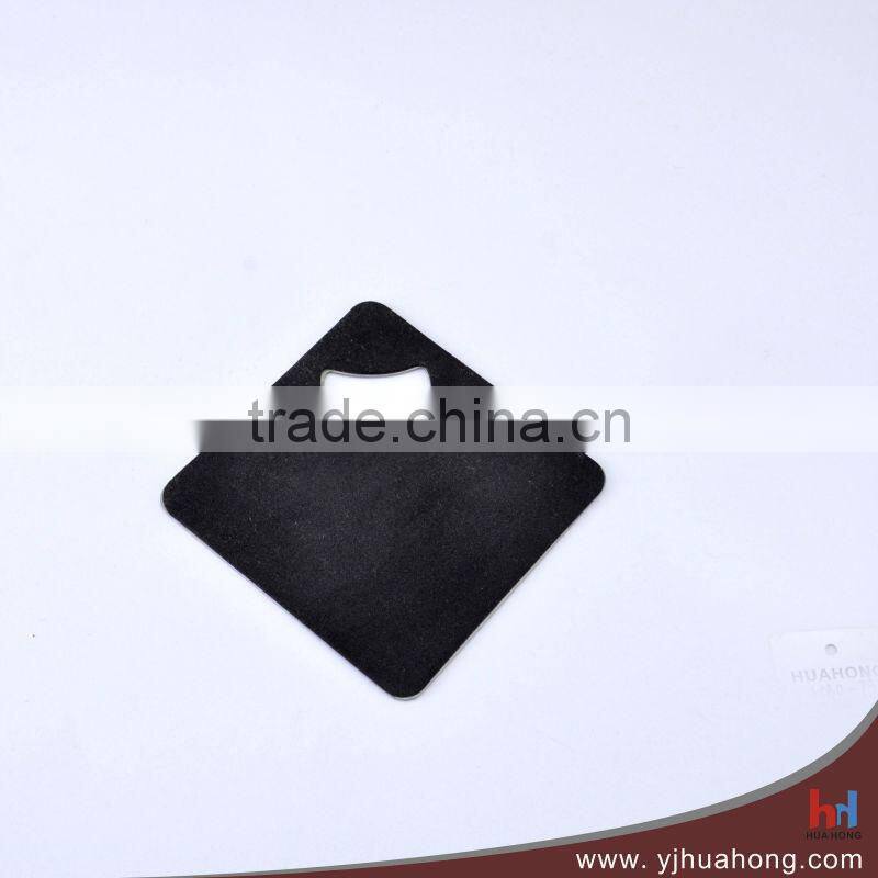 Square stainless steel bottle opener HBO-36