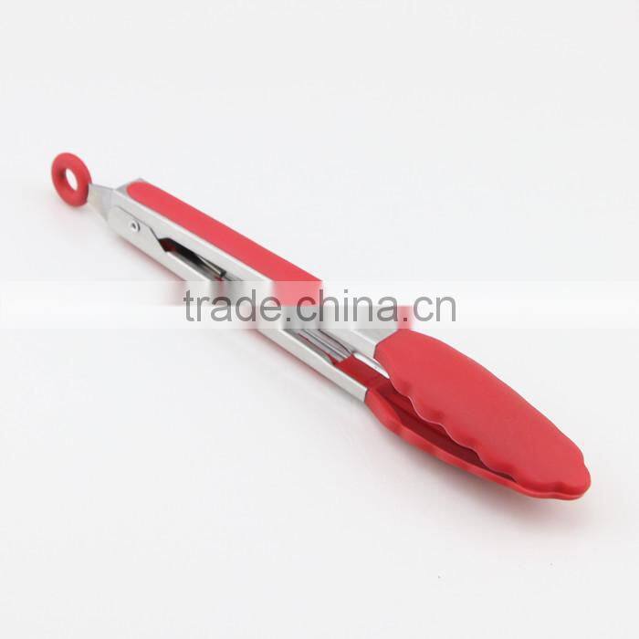 Set of 3 High Quality Reusable 9 Inch Kitchen Tongs BBQ Tongs