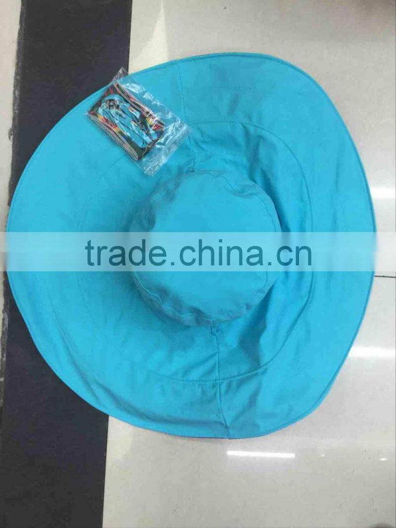 Women Large 18cm Brim Summer Beach Sun Hat