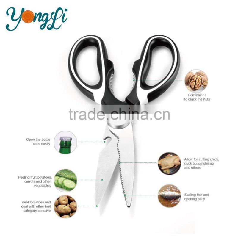 Premium Heavy Duty Cooking Shears and Multi Purpose Kitchen Scissors Shears
