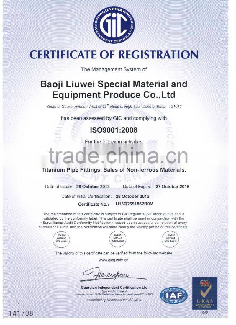 FORGING GR2 TITANIUM DISC FOR INDUSTRY