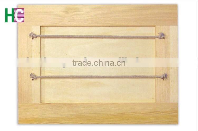 2017 new product wooden photo frame with clip