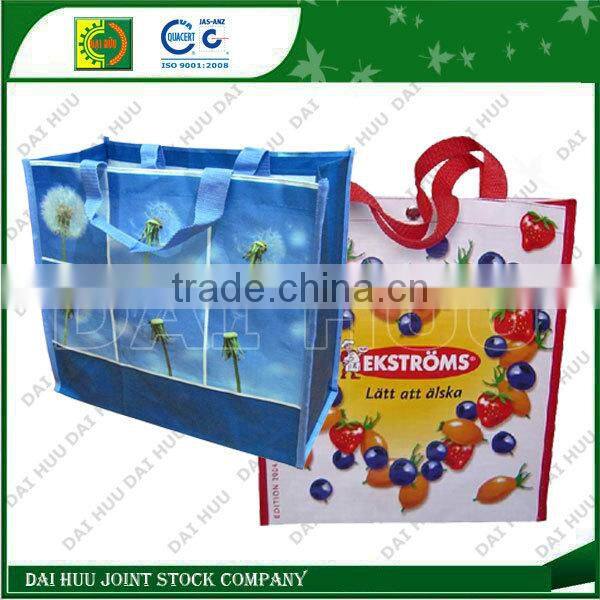 PP woven shopping tote bag