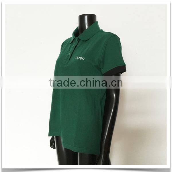 2017 hot sale casual women polo t shirt