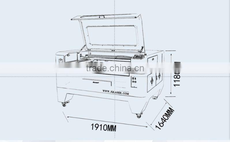 jq 1390 100w laser machine for cutting and engraving
