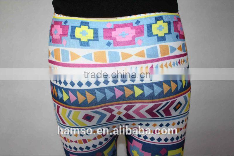 lady digital printed legging