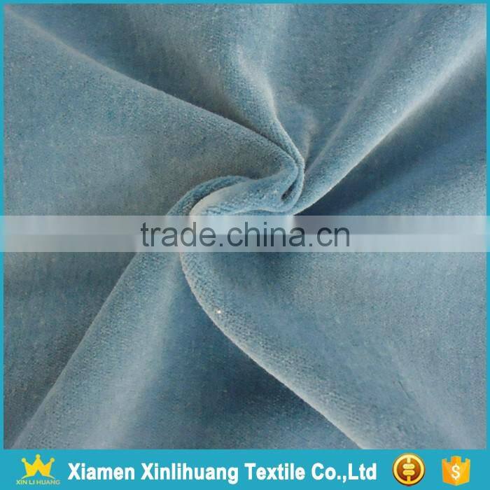 Wholesale High Quality 100% Cotton Flocked Velvet Fabric