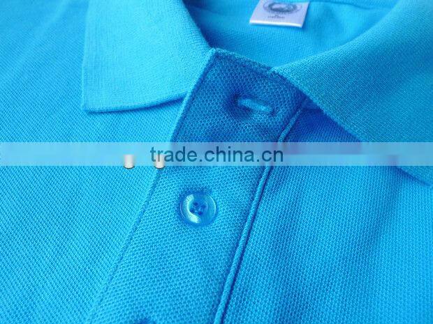180g polyester cotton blank polo ,custom polo