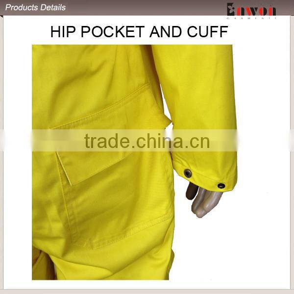 Yellow Coveralls With Reflector
