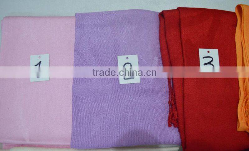 2015 Fashion lady classic hot popular plain soft bamboo fiber viscose shawl scarf