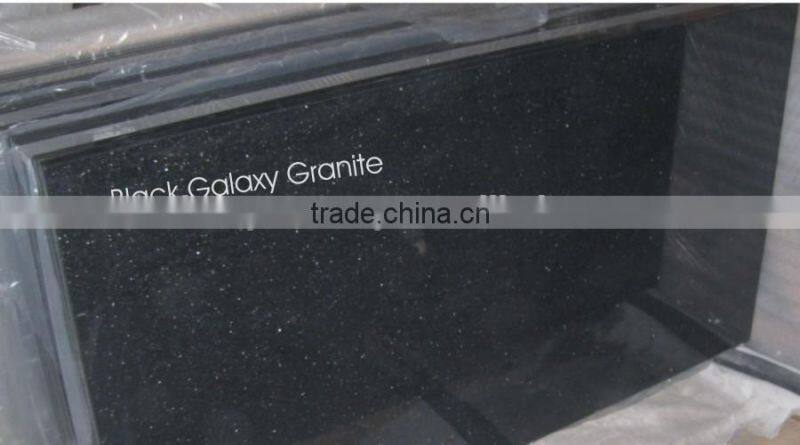 Indian Black Galaxy Granite Tilex 300 x 600 mm