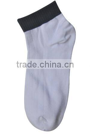 news men's short socks solid color flat knit style socks