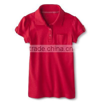 2016 OEM tshirt cotton polo shirt child polo shirts customized logo