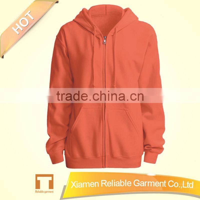 100% polyester zip up hoodies