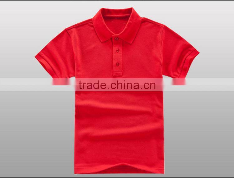hot sale custom 60% cotton 40% polyester knitted fabric dry fit plain polo shirt