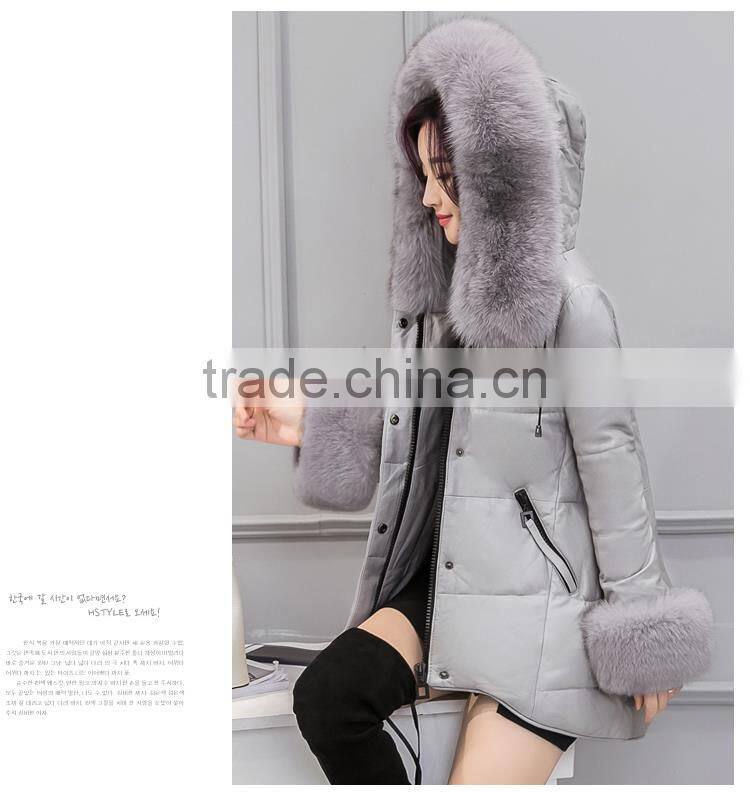 Womens Down Jackets 2016 Duck Down Jacket Women Warm Down Parka Big Real Fur Collar Feather Jacket Female Winter Down Coat